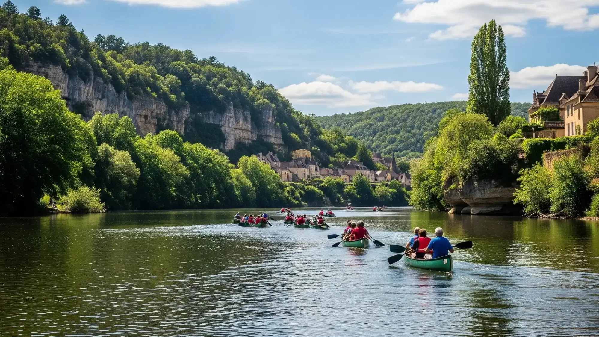 Canoë sur la Dordogne